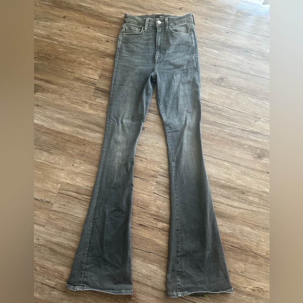 7 for all Mankind Jeans Size 25 Women Ultra High Rise Skinny Boot